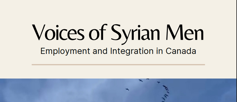 Exploring Syrian men’s mental health and participation in labour employment: A community participatory arts-based project